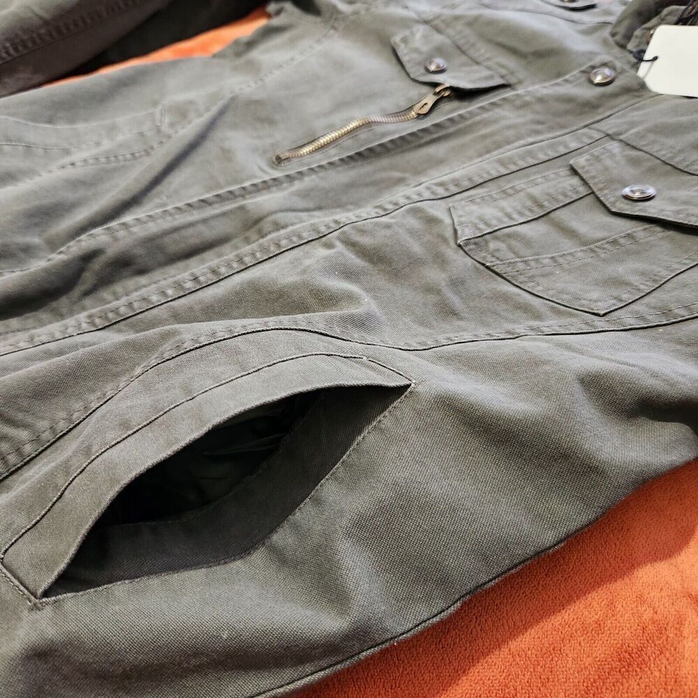 Chouyatou Jacket Women Size Medium Olive Green Color - Picture 5 of 15
